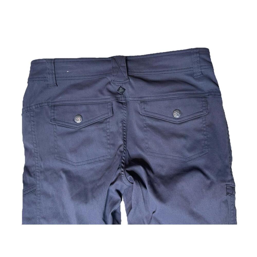 Prana Womens 4 Hallena Cargo Pants Storymy Night Roll Up Hiking Camping Nylon - Picture 8 of 8